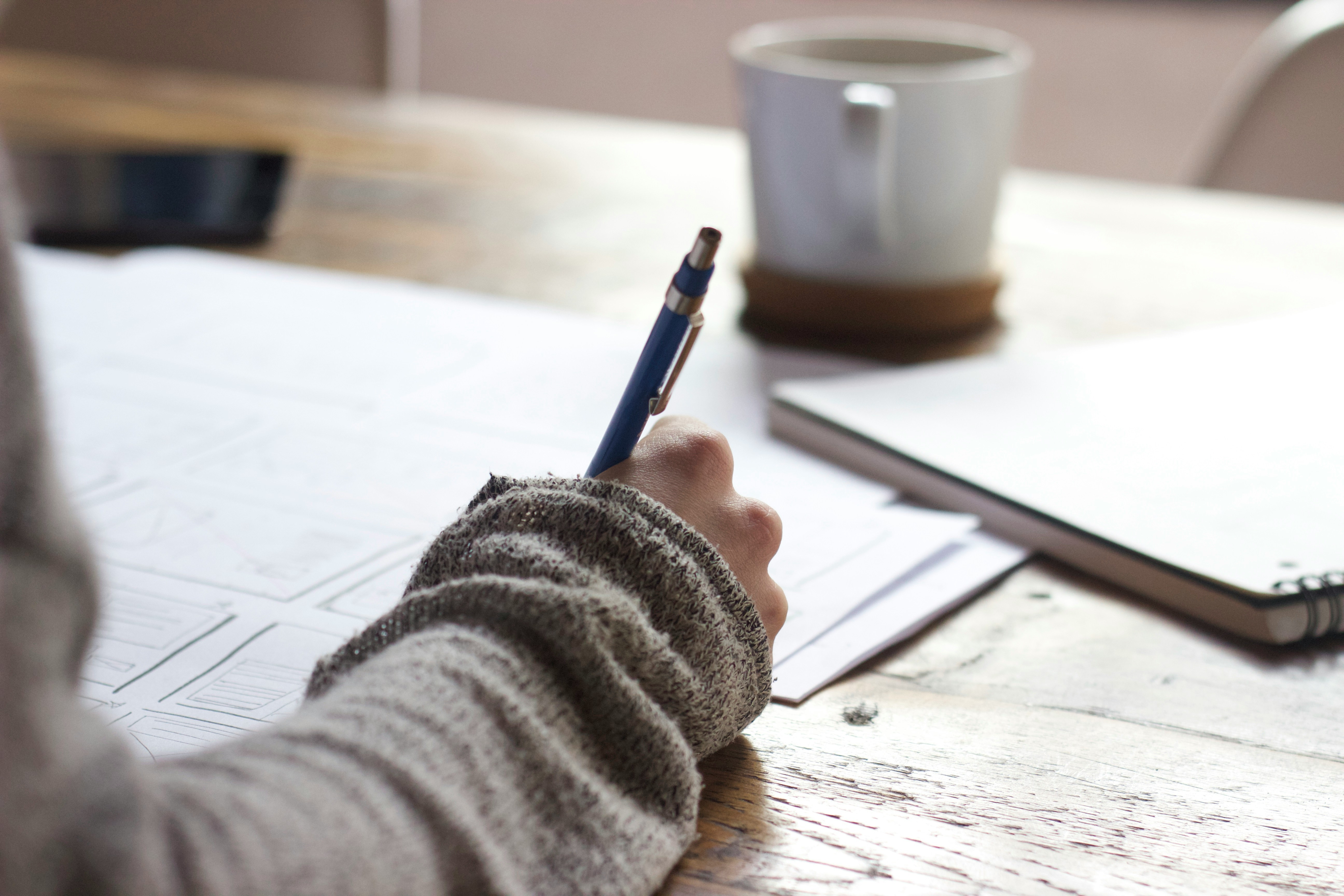 Etudiant en plein travail
